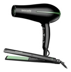 Pack Ga.ma Secador Bora + Plancha Elegance Avocado