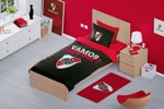 Sabanas Futbol Oficial Original River City Blanco 1 1/2 Plaza