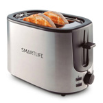 Tostadora Electrica inoxidable Smartlife 1000W SL-TO1701