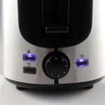 Tostadora Electrica inoxidable Smartlife 1000W SL-TO1701