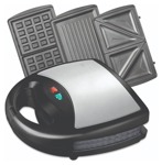 Sandwichera Waflera Grill 3 En 1 Ultracomb Sw-2801 750W