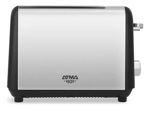 Tostadora Doble Vintage Atma Toat21v 7 Niveles Inox Mantener