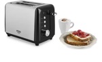 Tostadora Doble Vintage Atma Toat21v 7 Niveles Inox Mantener
