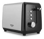 Tostadora Doble Vintage Atma Toat21v 7 Niveles Inox Mantener
