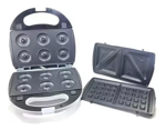 Sandwichera Yelmo Sw-1801 3 En 1 Sandwiches Donuts Wafles