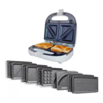 Sandwichera Peabody 5 En 1 Blanca PE-SW6141