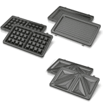 Waflera Sandwichera Parrilla Black + Decker Wm2000s-ar 3en1
