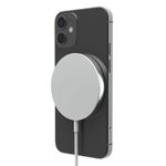 Cargador Inalámbrico Magnético Pure Gear 15W Qi Silver