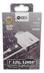 CARGADOR CON CABLE 3.8A TYPE-C IBEK