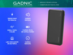 Cargador Portátil Gadnic 25000 mAh Carga Rápida 2 USB