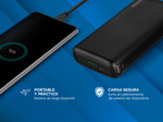 Cargador Portátil Gadnic K25 25000 mAh Carga Rápida 2 USB + USB C