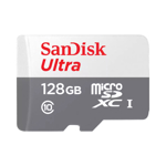 MEMORIA SD ULTRAMICRO SANDISK 128GB C10 (SDSQUNR-128G-GN6TA) CON ADAPTADOR