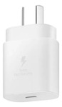 Cargador Adaptador Viaje Samsung Blanco 25w Con Cable