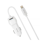 Cargador Celular Auto Wesdar U13 + Cable Lightning