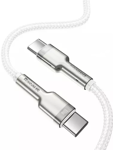 Cable Usb-c Baseus Cafule Series - 100w - Carga Rapida - 1mt Color Blanco