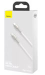 Cable Usb-c Baseus Cafule Series - 100w - Carga Rapida - 1mt Color Blanco