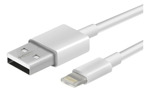 Cable Argomtech Lightning A Usb 3 Metros Blanco