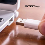 Cable Argomtech Lightning A Usb 3 Metros Blanco