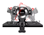 Soporte Celular Para Auto Gravity Silver - Baseus Ajustable