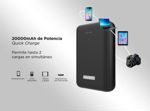 Cargador Portátil Gadnic BC-18 Mini 15000 mAh Carga Rápida 2 USB