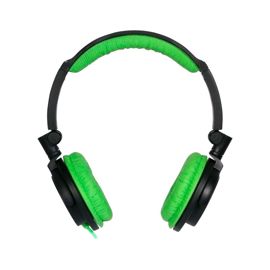 Auricular Dj Headset  Sv5613 Verde Giratorio