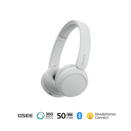 Auriculares Sony Bluetooth Inalámbricos WH-CH520 blanco