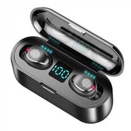 Auriculares Bluetooth Power Bank F9  Touch Stereo Ca...