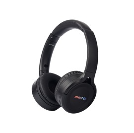 Auriculares Inalámbricos Con Bluetooth Negro Plegab...