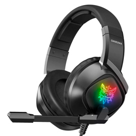 Auriculares Gamer K19 Con Luz Micrófono
