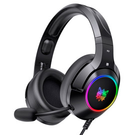 Auriculares Gamer K9 Con Luz Rgb Led Y Micrófono