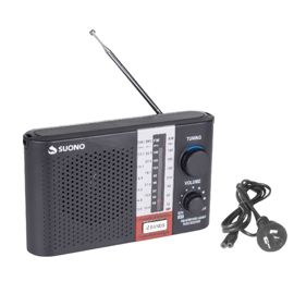 Radio Portatil Am Fm Usb Micro Entrada Auriculares