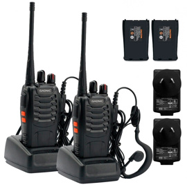 Handy Wk99u Kit X2 5W 16Ch Uhf Hasta 10Km + Manos L...