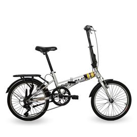 Bicicleta  Urbana R20 Plegable Acero F10 Gris