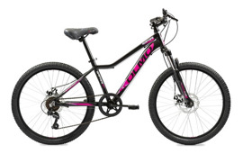 Bicicleta Safari 240 Rodado 24 Negro Y Violeta