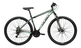Bicicleta  Wish 290 Negro Y Verde Rodado 29 Suspensi...