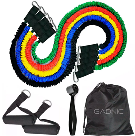 Bandas Elásticas De Resistencia  Premium Kit X5 + Ag...