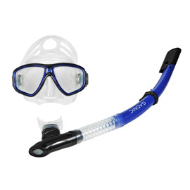 Máscara Respirador De Snorkel Antiparra Para Bucear