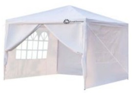 Gazebo   Rafia 4X3 Con Puerta Y Ventanas