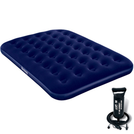 Colchon Inflable 2 Plazas  191 X 137 Cm + Inflador