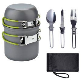 Set De Cocina Ollas Y Cubiertos Desmontables Para C...