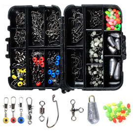 Kit Accesorios De Pesca 177 Unidades Anzuelos