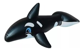 Ballena Orca Inflable  Gigante Flotador Colchoneta