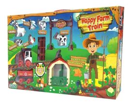 Granja Happy Farm Train Tren Con Movimiento Y Sonido...