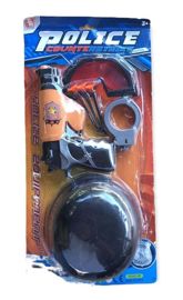 Mega Set Policia En Blister Juego Plastico