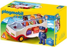 Playmobil Bebe 123 Cod 6773 Autobus Con Pasajeros Co...