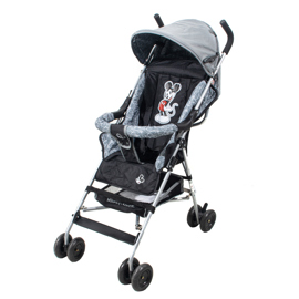 Coche Paraguitas De Bebe  3 Posiciones Gris