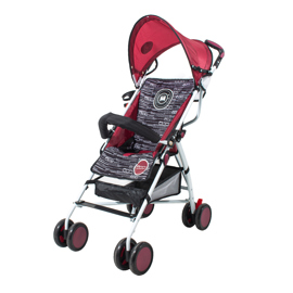 Coche Paraguitas De Bebe Plegable Liviano Rojo