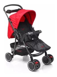Coche Bebe Rider Puebla Plegable Rojo Carrito