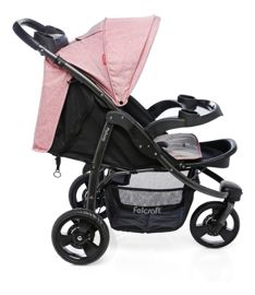 Cochecito Bebé Jogger Simply Plegable Rosa Carrito