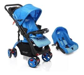 Coche Paseo Con Huevito Rider Sini Azul Carrito